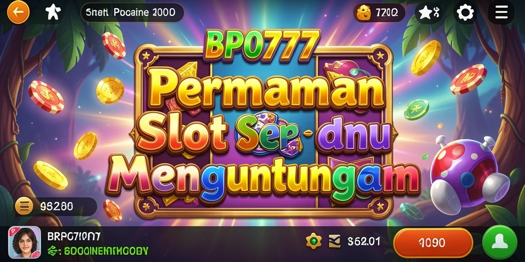 Tampilan gameplay menarik dan penuh warna dari BPO777.