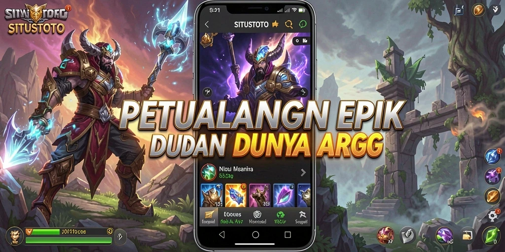 Tampilan gameplay yang memukau dalam petualangan ARPG SITUSTOTO.