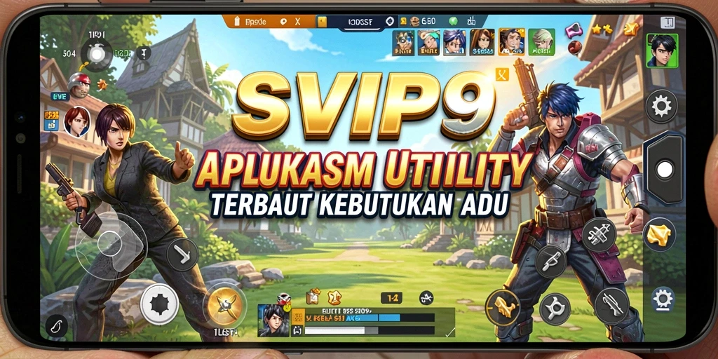 Tampilan antarmuka aplikasi Utility SVIP9 yang rapi dan menarik.